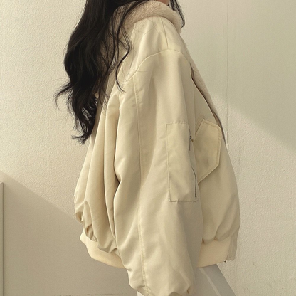 EVA-US | Reversible jacket with hood