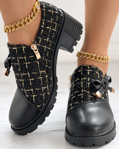 EVA-US - Thick Heels with Pointed Toe