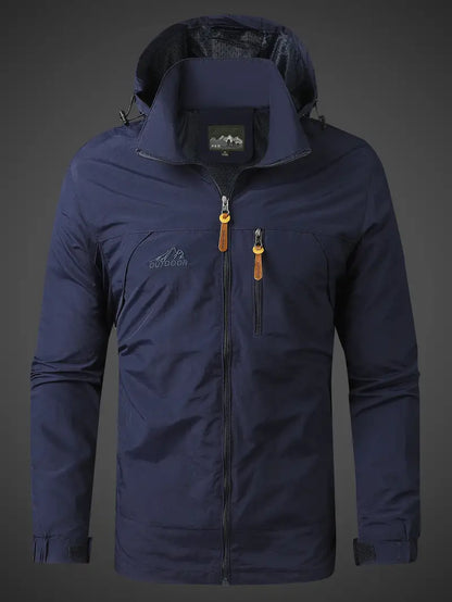 EVA-US Men's Outdoor Jacket with Hood – water-repellent, 5 colors