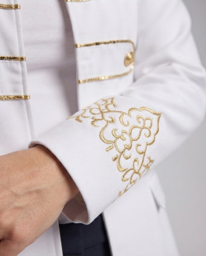 Women’s historical military coat with golden accents EVA-US