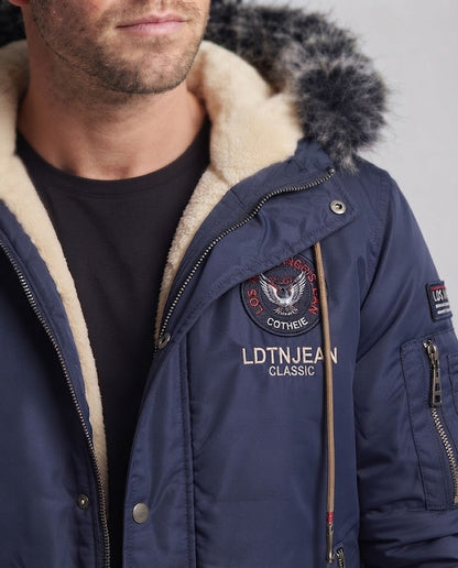 Men's winter jacket with teddy lining EVA-US