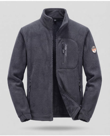 Men's fleece jacket with high collar EVA-US