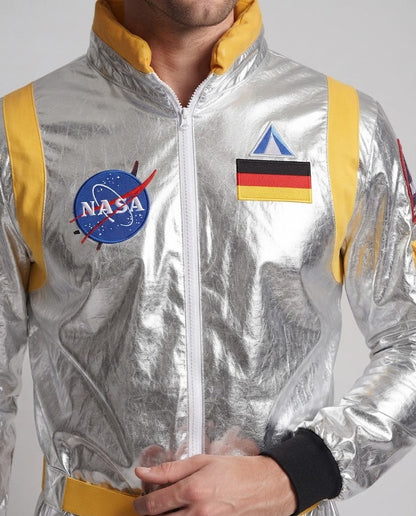 Men's futuristic space suit with reflective surface EVA-US