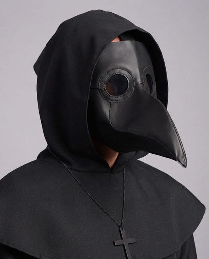 Women's monk costume with hood and ruffle elements EVA-US