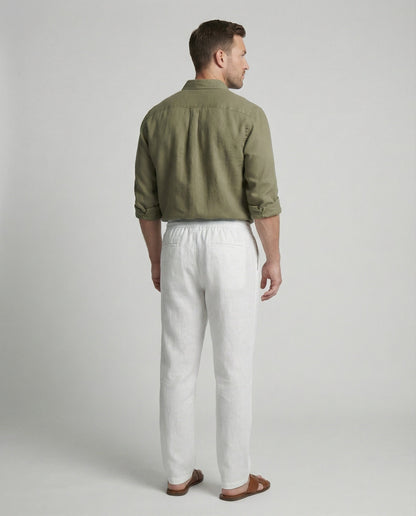 Casual linen pants men