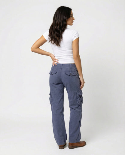 EVA-US - Elegant Cargo Pants for Women Modern Cut