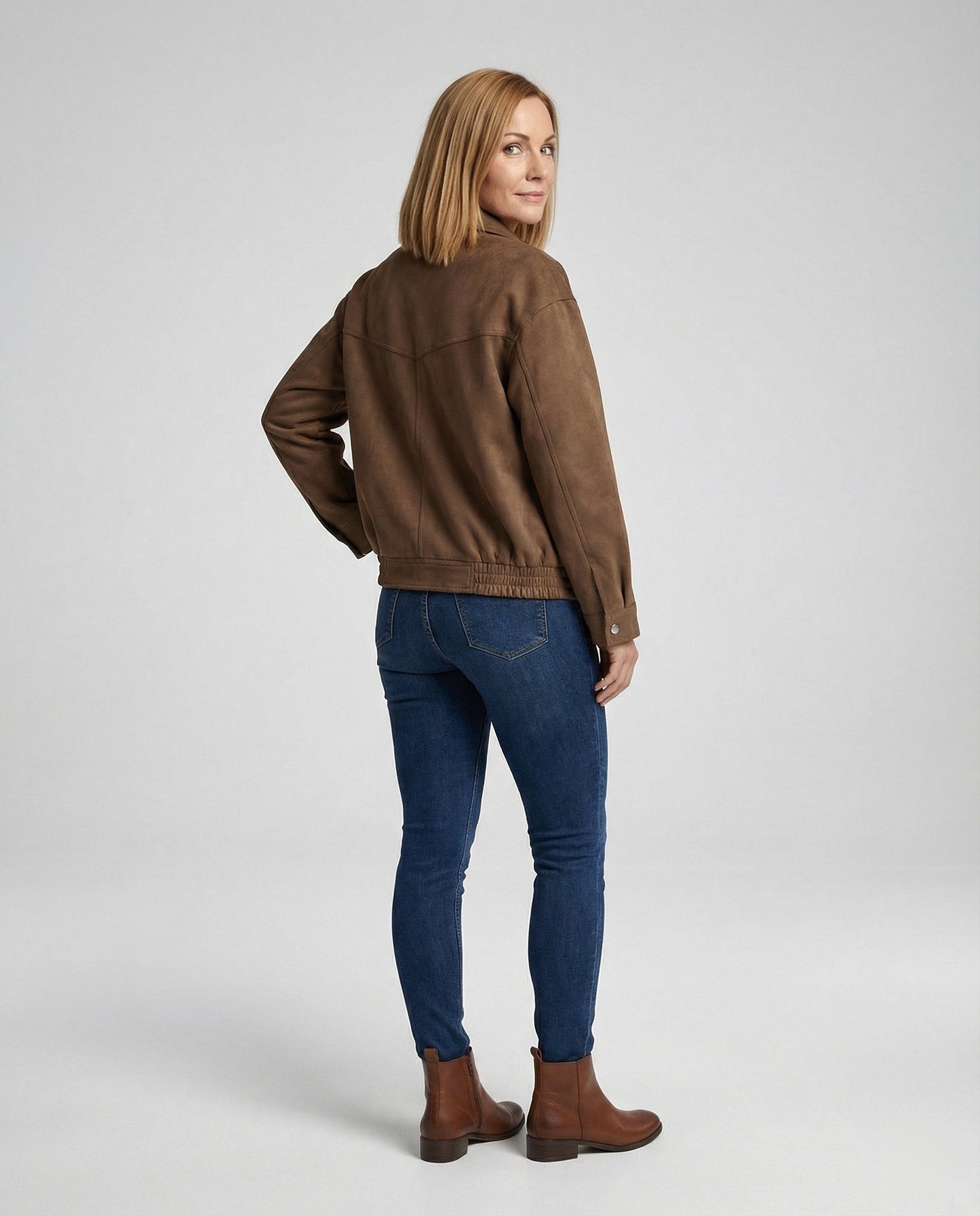 Leisurewear Women Velvet Jacket Loose