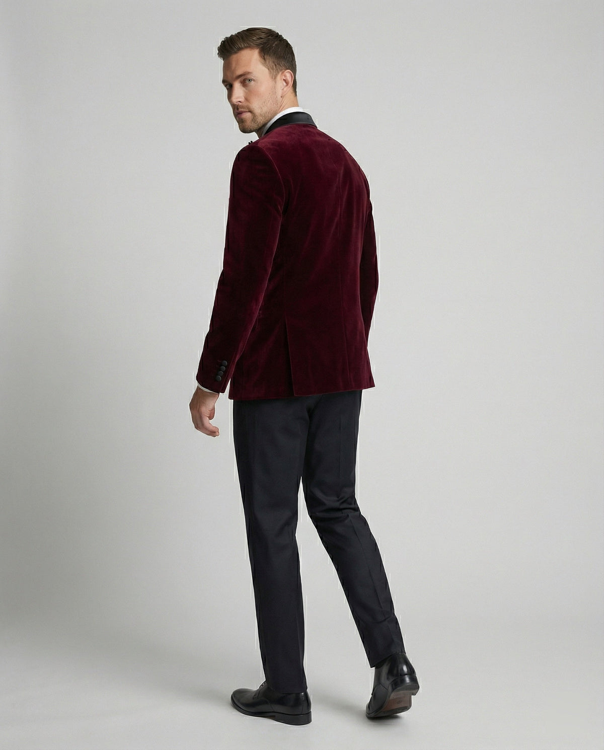 EVA-US | Men's Summer Jacket with Slim Fit and Contrasting Lapel