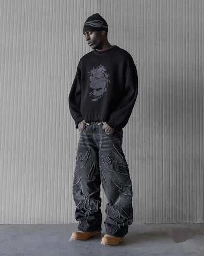EVA-US | Retro Baggy Jeans In Streetwear Style