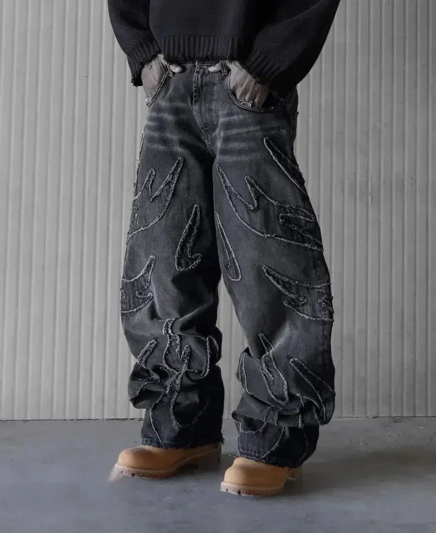 EVA-US | Retro Baggy Jeans In Streetwear Style