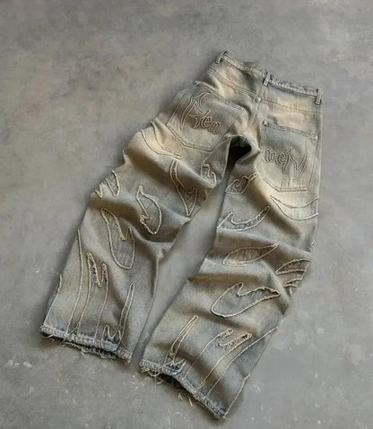 EVA-US | Retro Baggy Jeans In Streetwear Style
