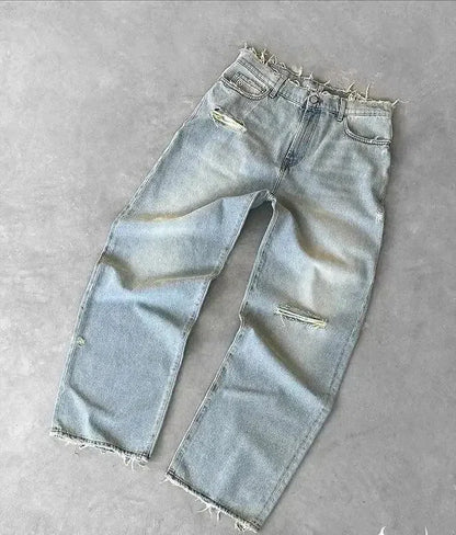 EVA-US | Retro Baggy Jeans In Streetwear Style
