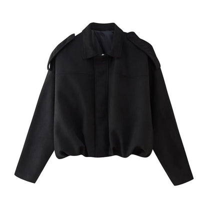 EVA-US | Suede Bomber Jacket