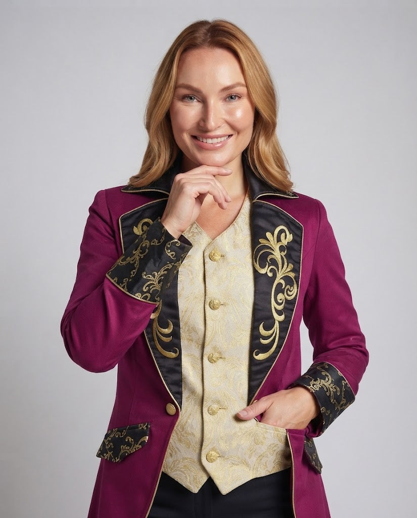Ladies royal tailcoat with luxurious embellishments EVA-US