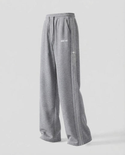 Men's leisure pants with contrasting side inserts EVA-US