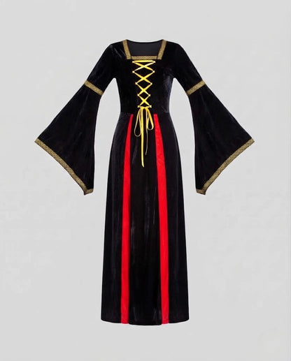 Women Medieval Wizard Dress EVA-US
