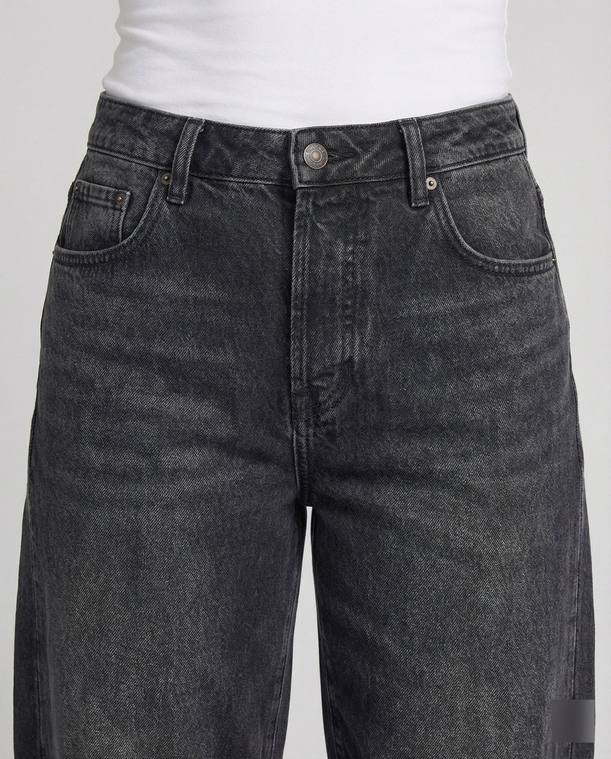 EVA-US | Mid Rise Barrel Jeans for Women