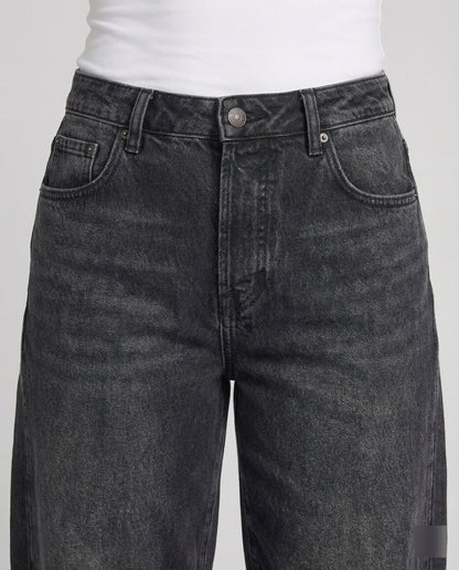 EVA-US | Mid Rise Barrel Jeans for Women