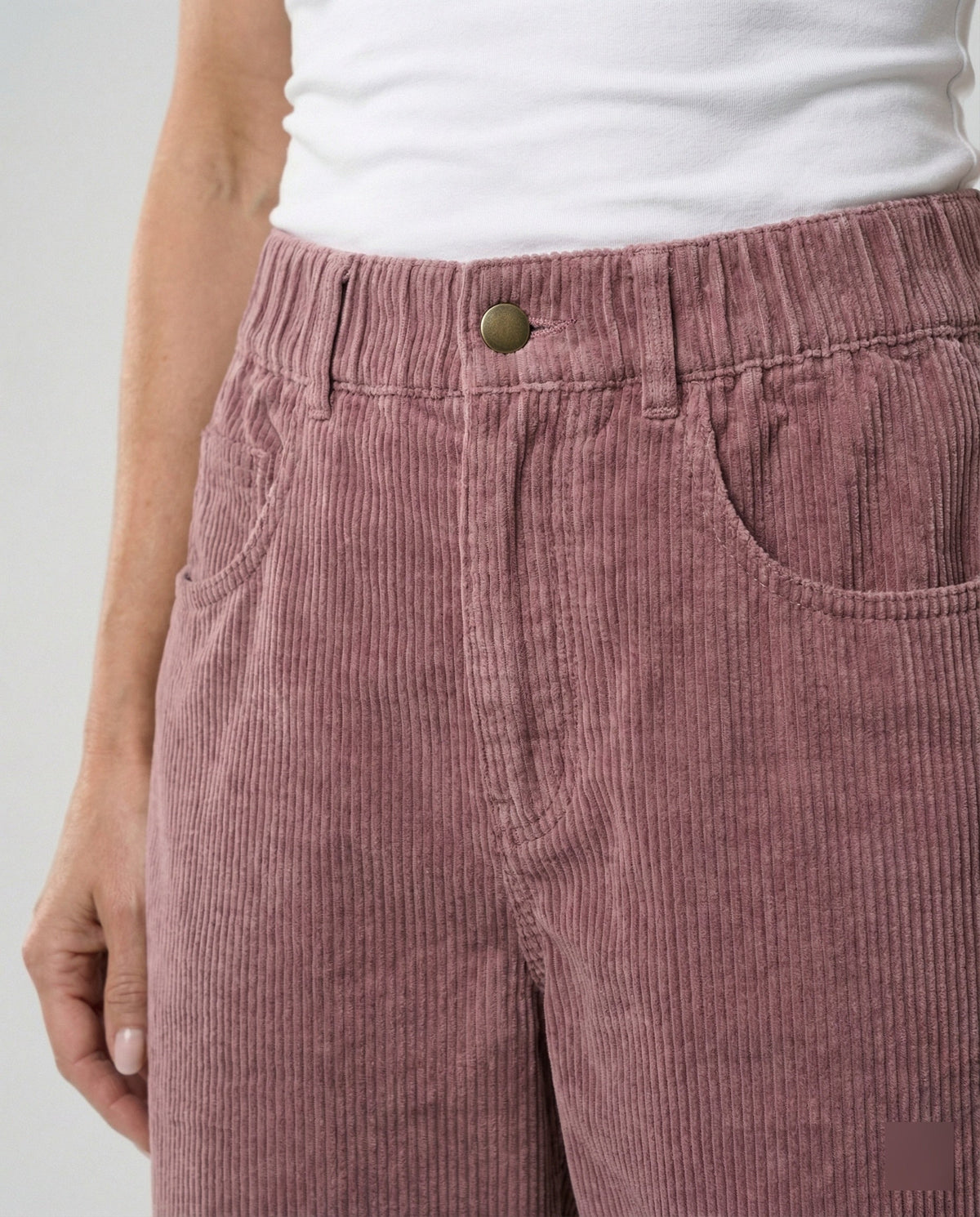 Women's Corduroy Pants Women's Wide High Waist