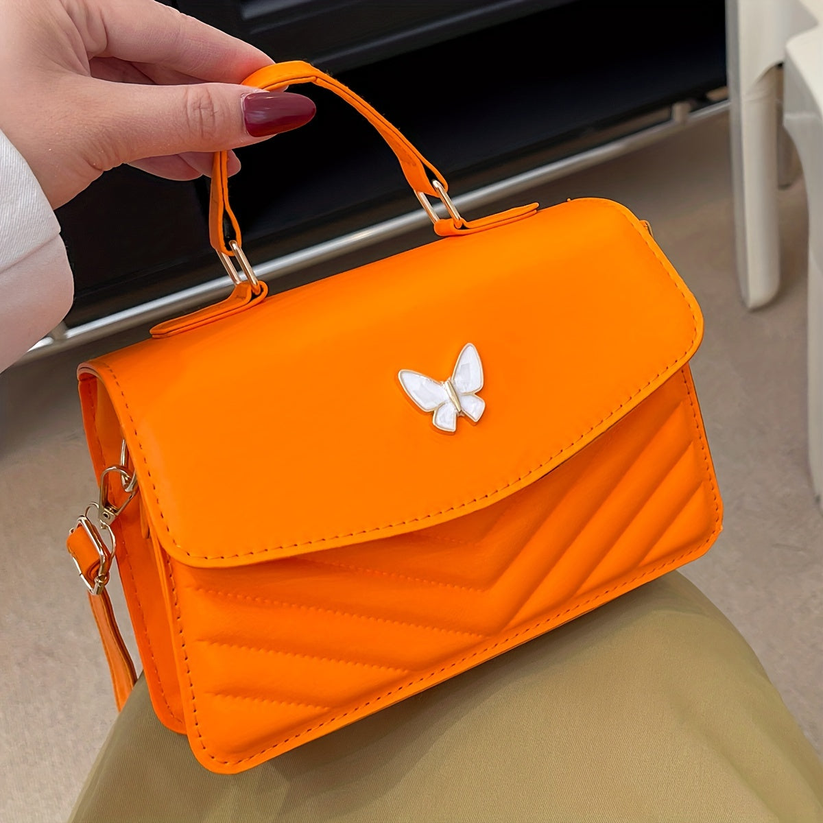 EVA-US | Fashionable solid color shoulder bag and crossbody bag
