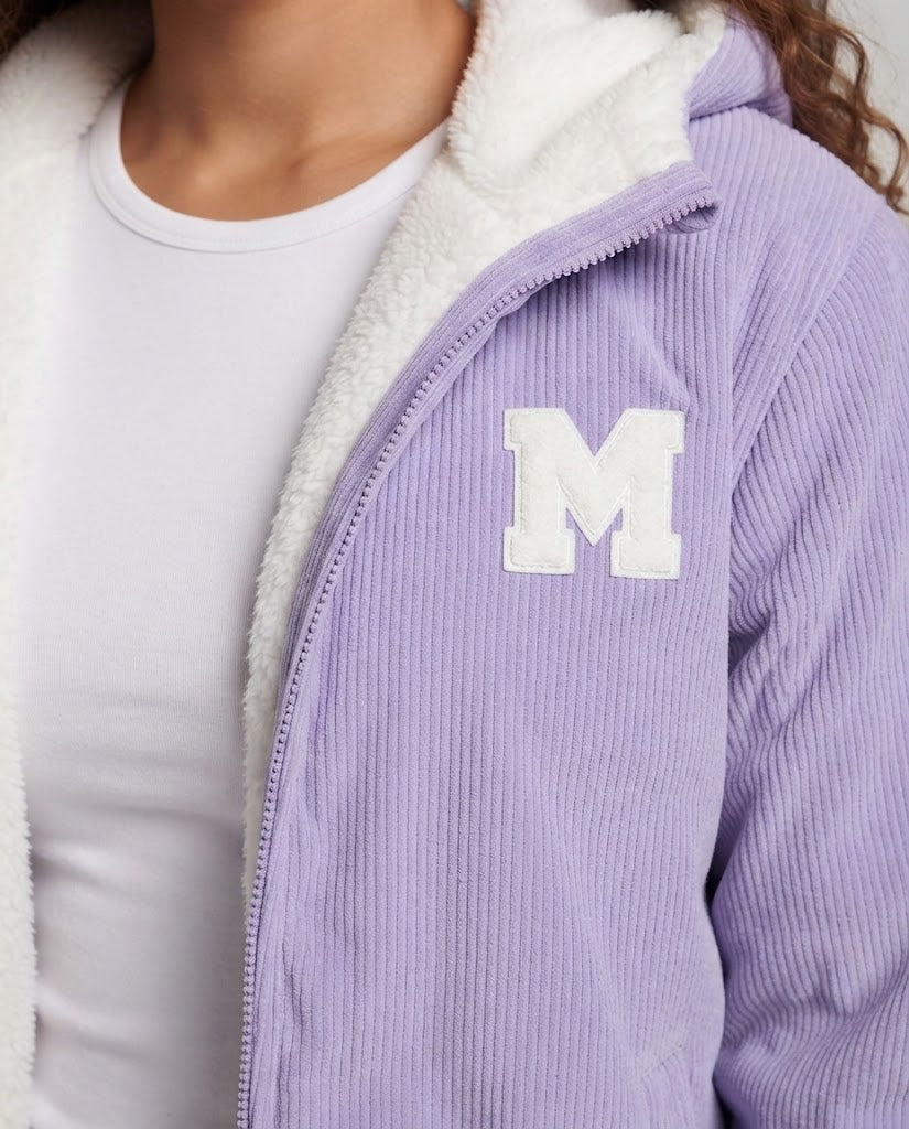 Women’s fleece jacket with hood EVA-US