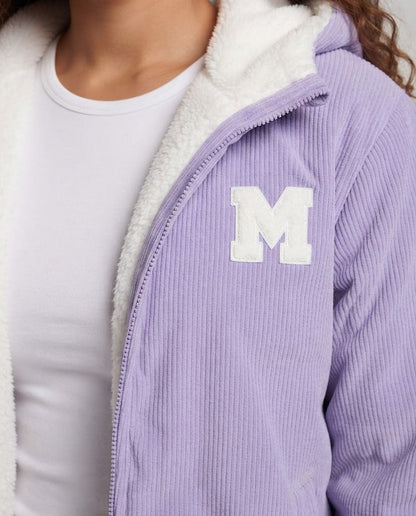 Women’s fleece jacket with hood EVA-US