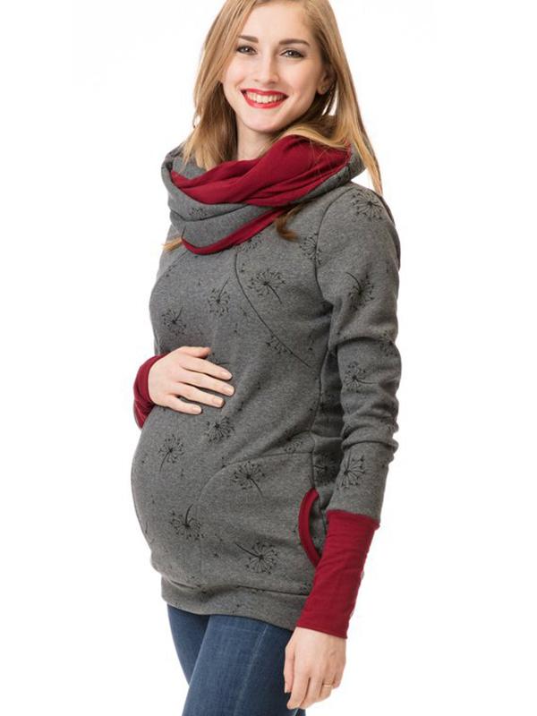 EVA-US | Maternity Chaps, Nurse Sweatshirts, Floral Print, Bags, Zipper, Nursing Clothing