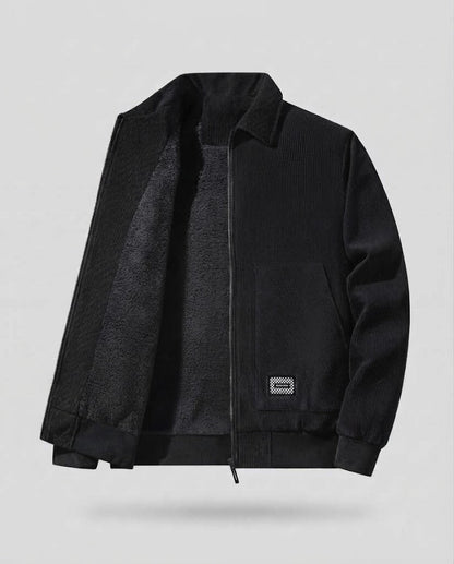 Men's Fashion Transitional Jacket made of Ripstop Material with Cozy Lining EVA-US