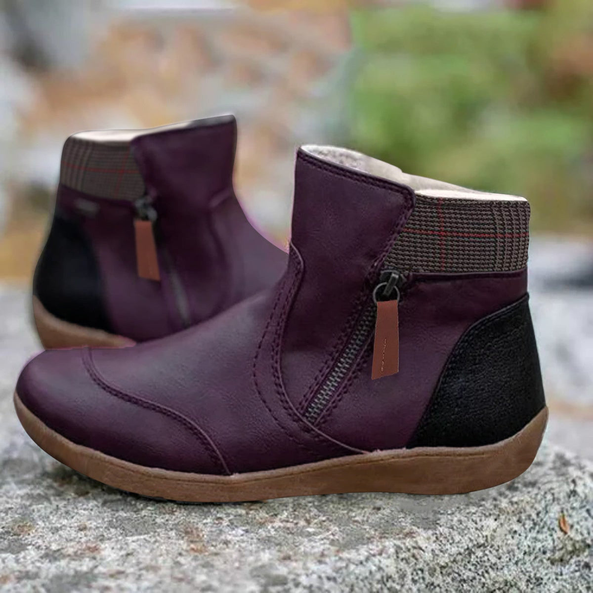 EVA-US - Waterproof, orthopedic leather boots