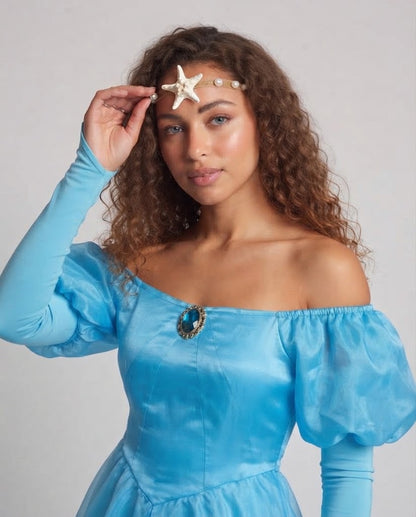 Ladies Enchanting Ball Gown with Shimmering Accents EVA-US
