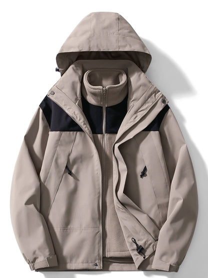 EVA-US | 3-In-1 Fleece-Winter Jacket With Hood For Women