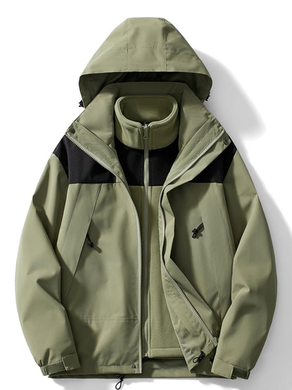 EVA-US | 3-In-1 Fleece-Winter Jacket With Hood For Women