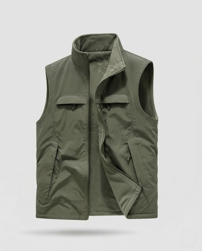 Men's Practical and Versatile Fleece Vest EVA-US