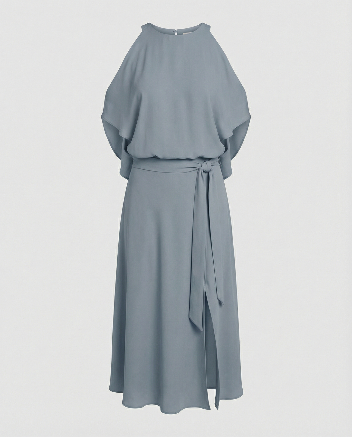 Elegant Dress with Fashionable Shoulder Cutouts - product photo