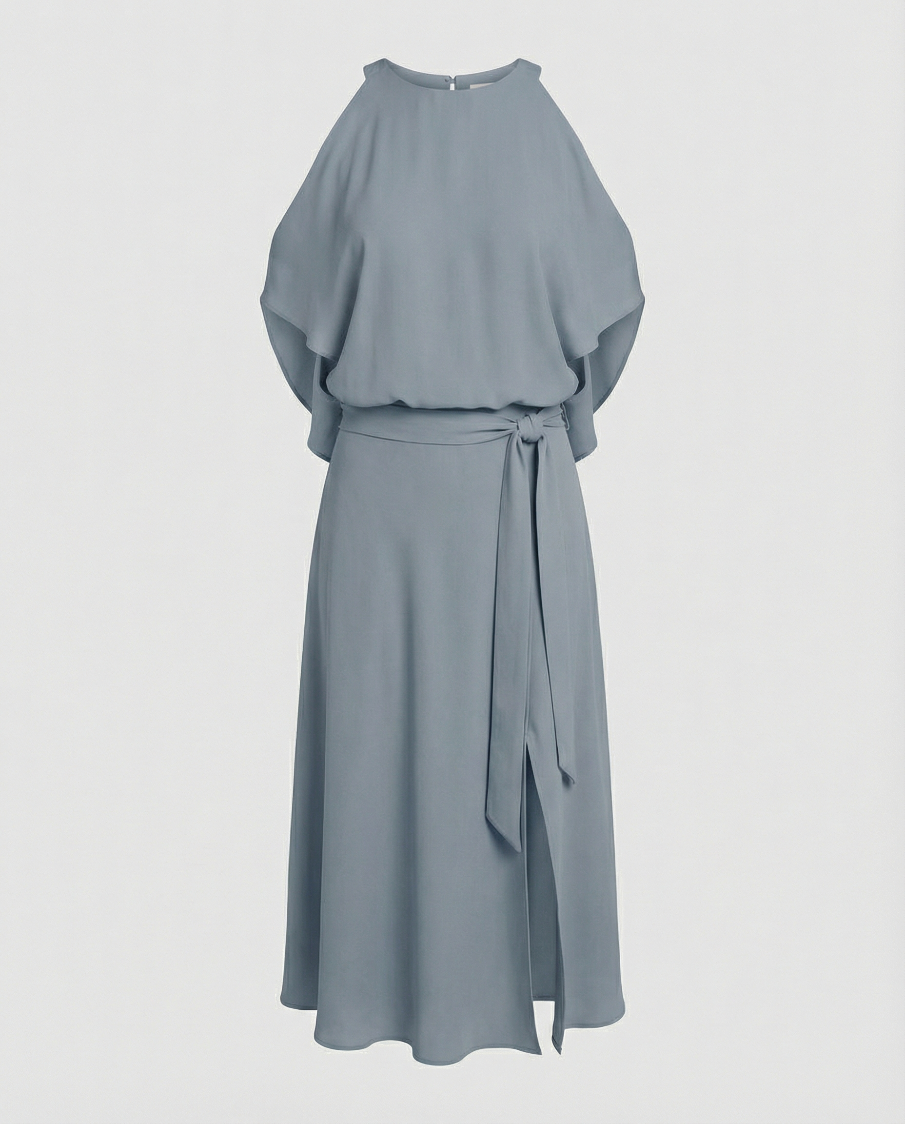 Elegant Dress with Fashionable Shoulder Cutouts - product photo