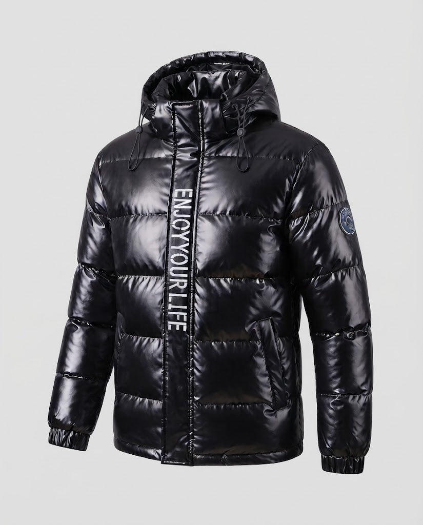 Men's High Shiny Padded Jacket EVA-US
