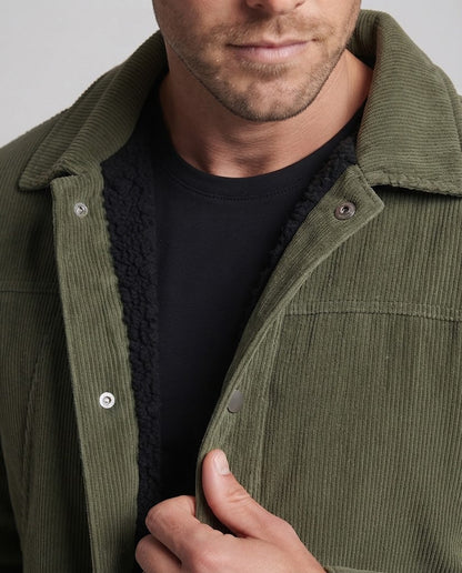 Men's Soft Cord Jacket with Teddy Lining EVA-US