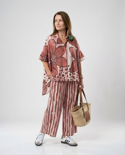 Women's Two-Piece Set Tunic Palazzo