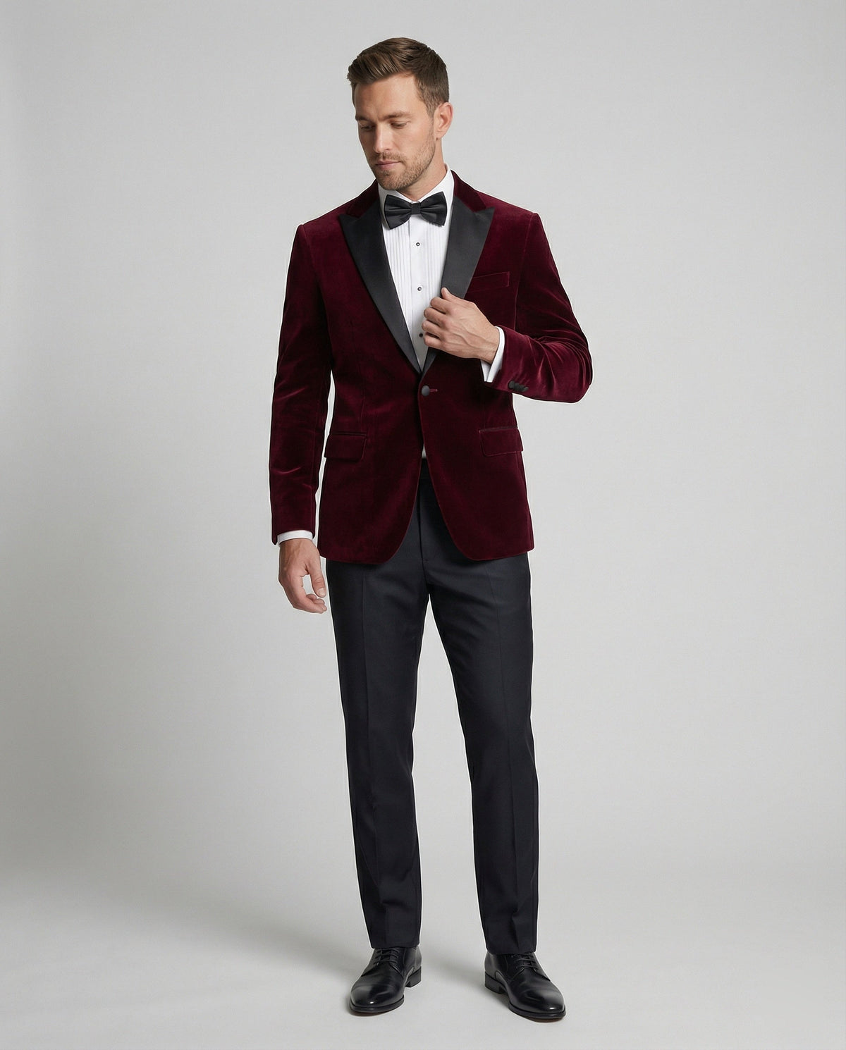 EVA-US | Men's Summer Jacket with Slim Fit and Contrasting Lapel