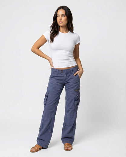 EVA-US - Elegant Cargo Pants for Women Modern Cut