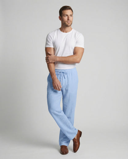 Men's Casual Linen Pants EVA-US