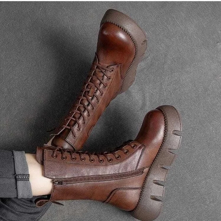 Orthopedic Leather Boots EVA-US EVA-US