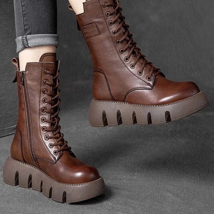 Orthopedic Leather Boots EVA-US EVA-US