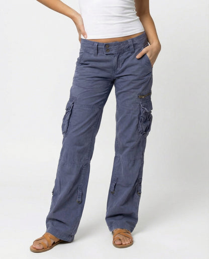 EVA-US - Elegant Cargo Pants for Women Modern Cut