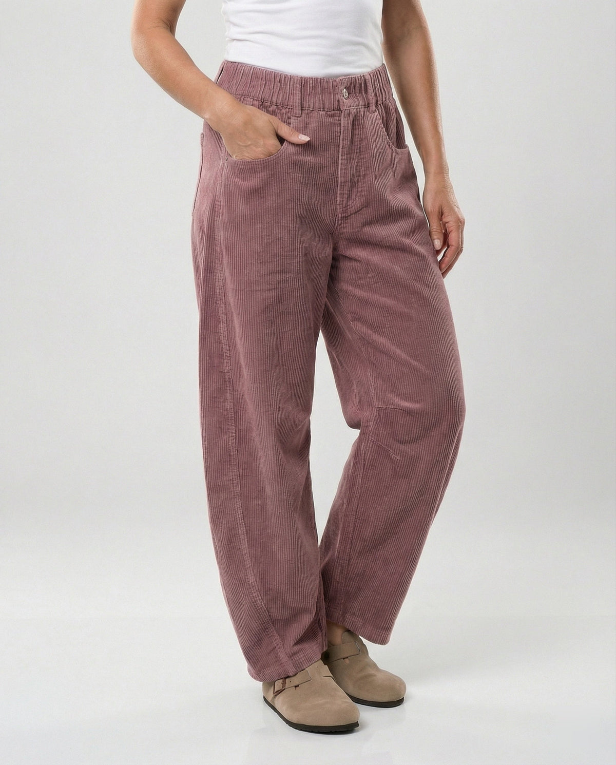 Women's Corduroy Pants Women's Wide High Waist