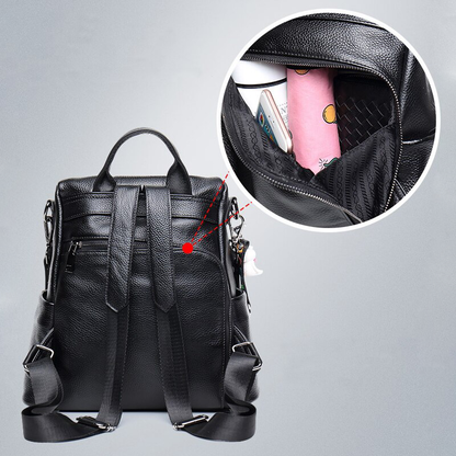 EVA-US | Anti-Theft Leather Backpack