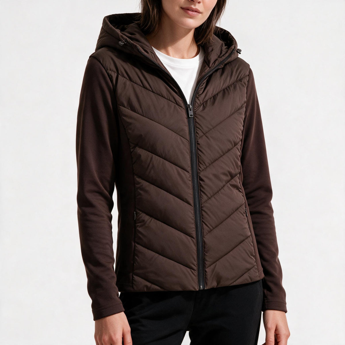 Damen Chevron Steppjacke