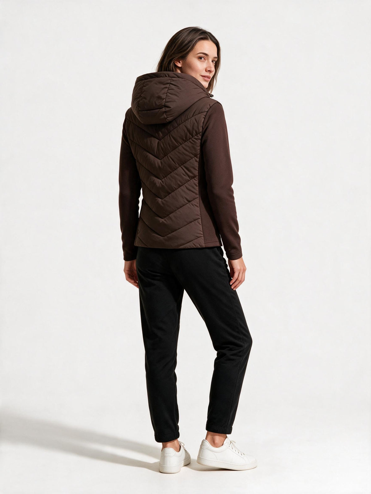 Damen Chevron Steppjacke