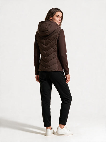 Damen Chevron Steppjacke