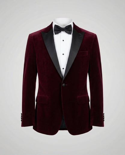 EVA-US | Men's Summer Jacket with Slim Fit and Contrasting Lapel